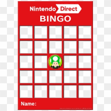 Nintendo direct 13 sept, '17 bingo card. Free Bingo Card Png Transparent Images Pikpng