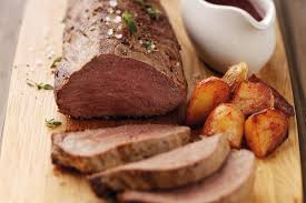 Whisk together worcestershire sauce, lemon juice, garlic, salt, pepper, and oil, and pour over beef. Ocean Spray Recipes Roast Beef Tenderloin With Cranberry Red Wine Sa Uce Ocean Spray