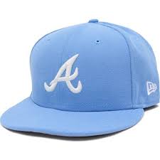Atlanta Braves Basic Sky Blue 59fifty Fitted Cap Mlb Com Shop Fitness Sport Fitness Fitted Caps