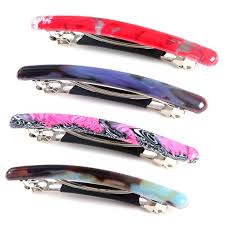 Tiny hair clip for thin or fine hair, small copper, brass or silver hair barrette, hair slide for women handmade gift for her. Amazon Com Fsmiling Small Hair Barrettes For Women Fine Hair Colored Skinny Barrette Clips For Thin Hair Cellulose Acetate Small Hair Clips Automatic Clasp 4 Color Available 4 Packs Beauty