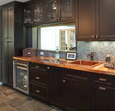 75 Beautiful Kitchen With Black Cabinets And Copper Countertops Pictures Ideas February 2021 Houzz Matte black + copper | inspired by chefs, refined for the home, and now designed by you, your custom true will both anchor your kitchen and set it bring the warmth and rich luster of copper to your kitchen countertop.