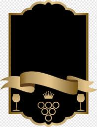 Transparent background, like all images on this page. Ilustracao De Quadro Preto E Marrom Fita Preta Euclidiana Fundo De Moldura Dourada Quadro Fita Dourado Quadro Png Pngwing