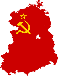 Germany map with flag illustrations. File Flag Map Of Ussr East Germany Svg Wikimedia Commons