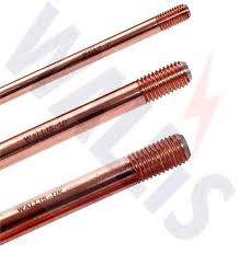 earth rods copper earth rods solid copper earthing rod