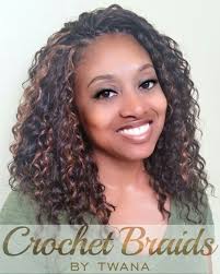 The long braids are pulled half up half down. Crochet Braids With Freetress Deep Twist In Color 4 30 Crochetbraids Protectives Crochet Hair Styles Freetress Crochet Hair Styles Curly Crochet Hair Styles