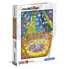 Missing jigsaw puzzle great stock footage video 100 royalty. Clementoni 1000pcs Jigsaw Puzzle Mordillo The Show Lazada Singapore