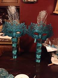 Masquerade Centerpieces For Quinceaneras Bee Wedding Cake Masquerade Party Decorations Masquerade Party Centerpieces Masquerade Centerpieces