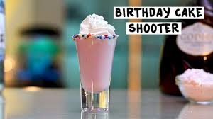 Birthday Cake Shot Recipe Vanilla Vodka Birthday Cake Shooter Tipsy Bartender Recipe Cake Shooters Ice Cream Birthday Cake Dessert Drinks