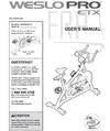 Weslo is a registered trademark of icon ip, inc. Weslo Pro Ctx Wlex324110 Fitness And Exercise Equipment Repair Parts