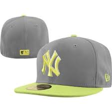 New York Yankees New Era 59fifty Storm Grey Neon Fitted Hat By New Era 31 99 Fitted Back Neon Bill And Team Logo Emb Grey Neon Fitted Hats New Era 59fifty