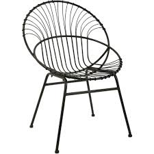 Black Iron Round Accent Chair Dynamichome Round Accent Chair Black Iron Metal Boho Industrial Rust Iron Chair Black Kitchen Chairs Side Chairs Dining
