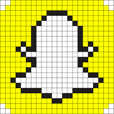 Snapchat Kandi Pattern Pixel Art Minecraft Pixel Art Easy Pixel Art If you want me to do a tutorial on any of these comment on the one you want?!! snapchat kandi pattern pixel art