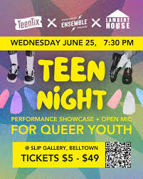 Teen Night Performance and Open Mic — Slip Gallery