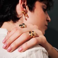 Gold Drop Ring — Moments Jewellery