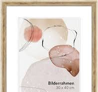 WANDStyle Bilderrahmen 10x15 Natur, Vintage Bilderrahmen Holz, hochwertiger  Holzbilderrahmen, Posterrahmen zum Aufhängen und Aufstellen, Rahmen 15x10  ...