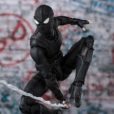 In far from home, that logic. S H Figuarts Spider Man Stealth Suit Spider Man Far From Home Action Figure