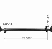 Drag Link | Volvo | 25.50 Inches