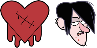 Gravity Falls Robbie Valentino & Heart Cursor - Sweezy Custom Cursors
