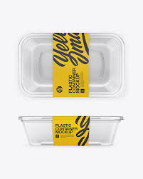 Free for personal and commercial use zip file includes: Plastic Clear Container Mockup Front Side And Top Views Pot Tub Mockups Psd Mockups Actions