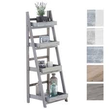 Treppenregal Dorin Stufenregal Holz Leiterregal Klappregal