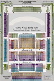 Seating Charts At Santa Rosa Symphony