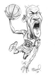 Tom S Daily Coronacature Michael Jordan Caricature Sketch Caricature Drawing Cartoon Art