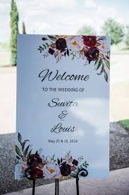 Modern Wedding Sign White Printed Wedding Sign 2018 Wedding Decorations Welcome Wedding Sign I Wedding Signs Wedding Modern Pink Wedding Decorations