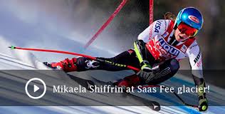 · mikaela shiffrin is ready to lay it all on the line and prove that she is the best all around skier in the world. Mikaela Shiffrin In The Saas Fee Glacier
