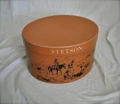 Vintage Stetson Hat Box Oval Shape Only Box No Hat Stetson Hat Hat Box Stetson