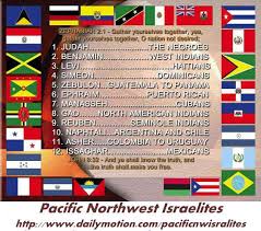 12 tribes of israel now negroes latinos and native