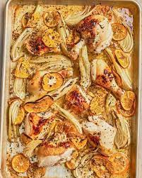 This Glorious Ottolenghi Chicken Is Secretly The Easiest Sheet Pan Meal But Fancy Enough For Any Occasion Ottolenghi Chicken Dinner Party Recipes Ottolenghi