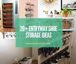 Explore mudroom shoe storage at hgtv for pictures and ideas on preventing your mudroom from becoming a dumping ground for shoes. 20 Smart Diy Entryway Shoe Storage Ideas Hacks For 2021