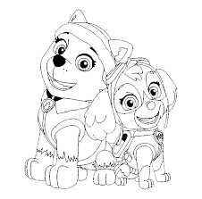 Skye Paw Patrol Ausmalbilder Kostenlos Ausmalbilder Paw Patrol 128 Bilder Kostenlos Drucken Malvorlagen Chase Marshall Skye Rocky Everest Ryder Ausmalbilder Klicken Sie Einfach Malen