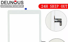 Discount This Month New For Ipad Air 1 Ipad 5 Touch Screen Digitizer No Home Button Front Glass Display Touch Panel Replaceme Touch Panel Ipad Air Touch Screen