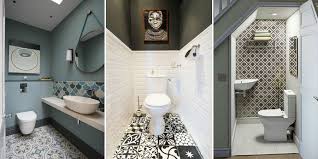 Patterned Tiles Cloakroom Bathroom Patterned Floor Tiles Property Renovation