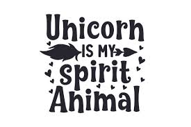 Download Unicorn Is My Spirit Animal Svg Cut File By Creative Fabrica Crafts Creative Fabrica PSD Mockup Templates