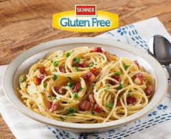 This angel hair pasta is made with cherry tomatoes, garlic, and olive oil. Skinner New Skinner Gluten Free