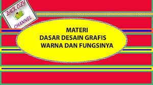 Check spelling or type a new query. Materi Dasar Desain Grafis Youtube