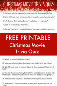 Who can make christmas games trivia and answers? Christmas Movie Trivia Quiz Creative Cynchronicity