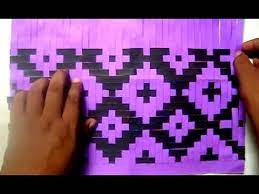 Final sub presentation 2 art attack aktiviti anyaman (kelarai mata bilis) alas meja pendidikan seni. Kreatif Anyaman Bahan Kertas Model Diamond Silhuet Youtube