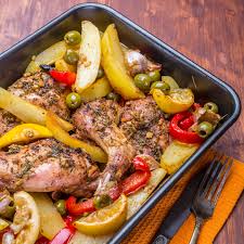 Continuate la cottura con tutti. Coniglio Al Forno Con Patate E Peperoni Aia Food