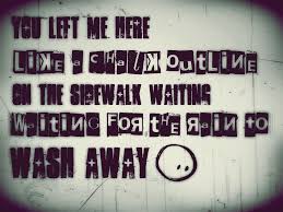 Chalk Outline Three Days Grace Three Days Grace Music Love Lyrics