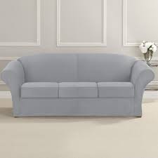 Ultimate Stretch Suede Four Piece Sofa Slipcover Form Fitting Individual Cushion Covers Machine Washable Slipcovered Sofa Cushion Covers Slipcovers