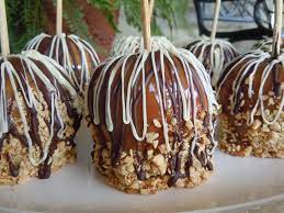 Gourmet Caramel Nut Chocolate Dipped Apples Gourmet Apples Gourmet Caramel Apples Candy Apple Recipe
