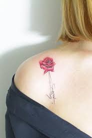 Minimalist Rose Tattoo C Tattoo Artist Fatih Odabas