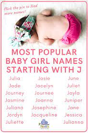 Baby Girl Names That Start With J J Baby Girl Names Cute Baby Girl Names Baby Girl Names