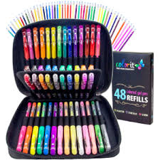 Dual brush water based art marker pens with fineliner tip. 15 Best Gel Pens For Coloring Books Update 2021 At Wowpencils