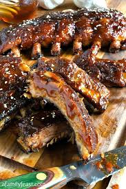 We Couldn T Get Enough Of These Slow Cooker Honey Garlic Baby Back Ribs Samantha S Recipe Is A Perfect Balance Of Honey Barbecue Rib Recipes Honey Garlic Ribs