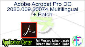 Adobe acrobat reader pro apk. Adobe Acrobat Pro Dc 2020 009 20074 Multilingual Patch Free Download