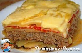 запеканка с мясом и картошкой в духовке рецепт с фото Uzhin Na Skoruyu Ruku Iz Farsha Kak Prigotovit Zapekanku Iz Farsha S Kartoshkoj V Duhovke Poshagovyj Recept S Foto Recept Recepty Prigotovleniya Eda Vkusnyashki